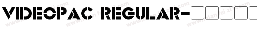 Videopac Regular字体转换